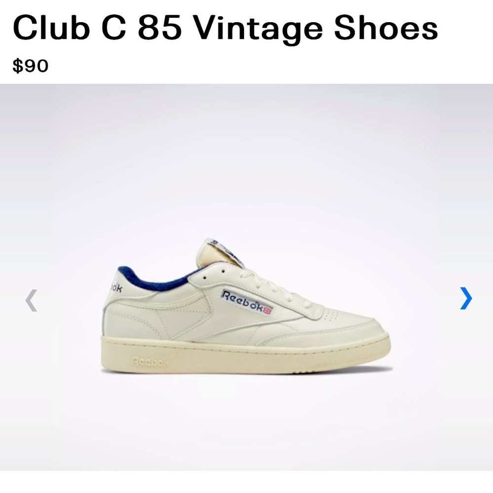 Reebok Club C 85 Sneakers - Size 11.5